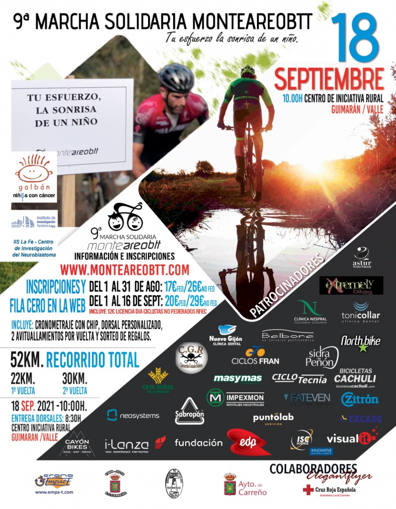 IX MARCHA SOLIDARIA MONTEAREO BTT - Inscríbete