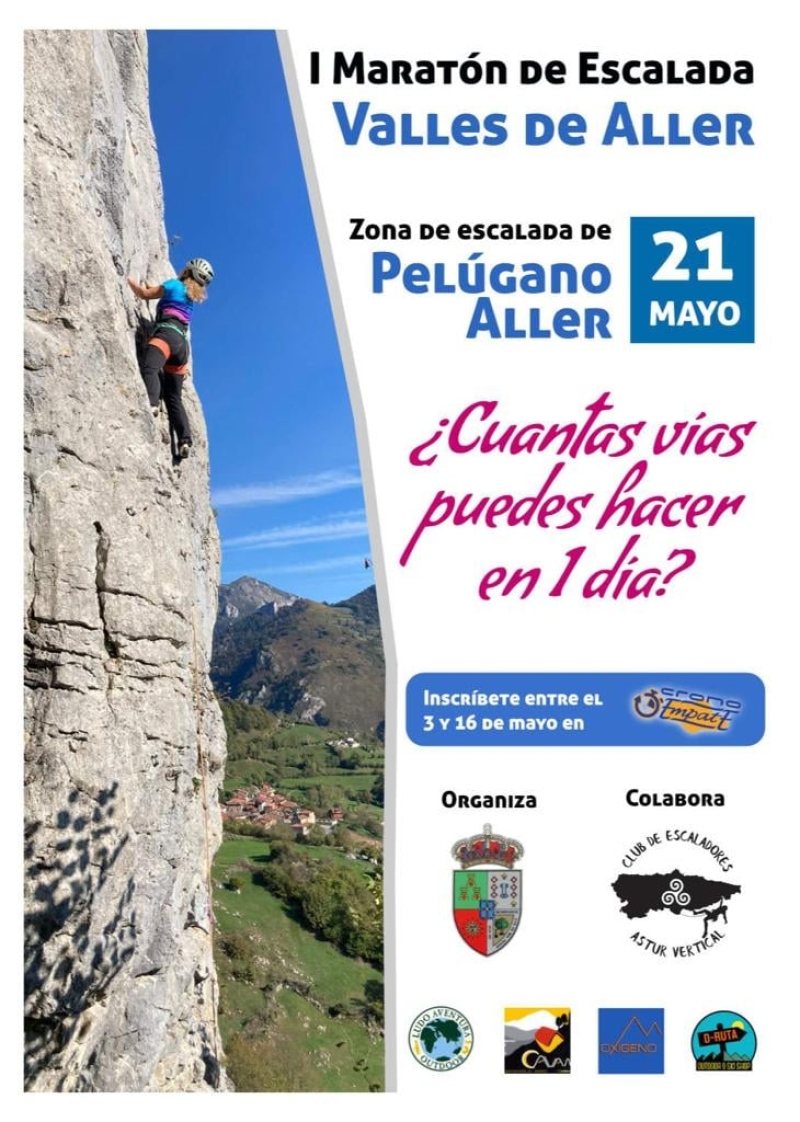 MARATON ESCALADA VALLES DE ALLER- PELÚGANO - Inscríbete