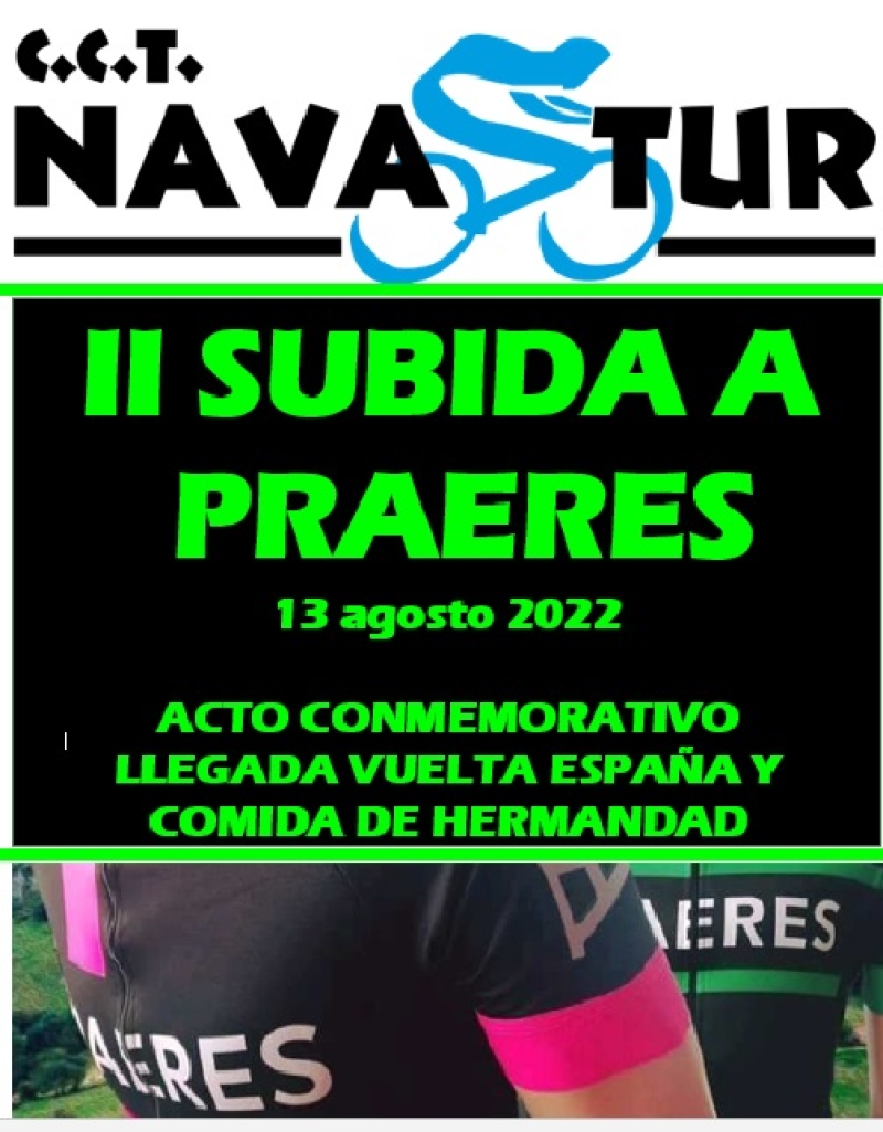 SUBIDA AL PUERTO LES PRAERES – NAVA CIMA VUELTA ESPAÑA 2022 - Inscríbete