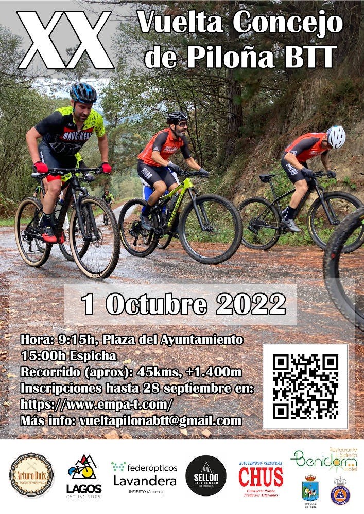 XX VUELTA CONCEJO DE PILOÑA BTT 2022 - Inscriu-te