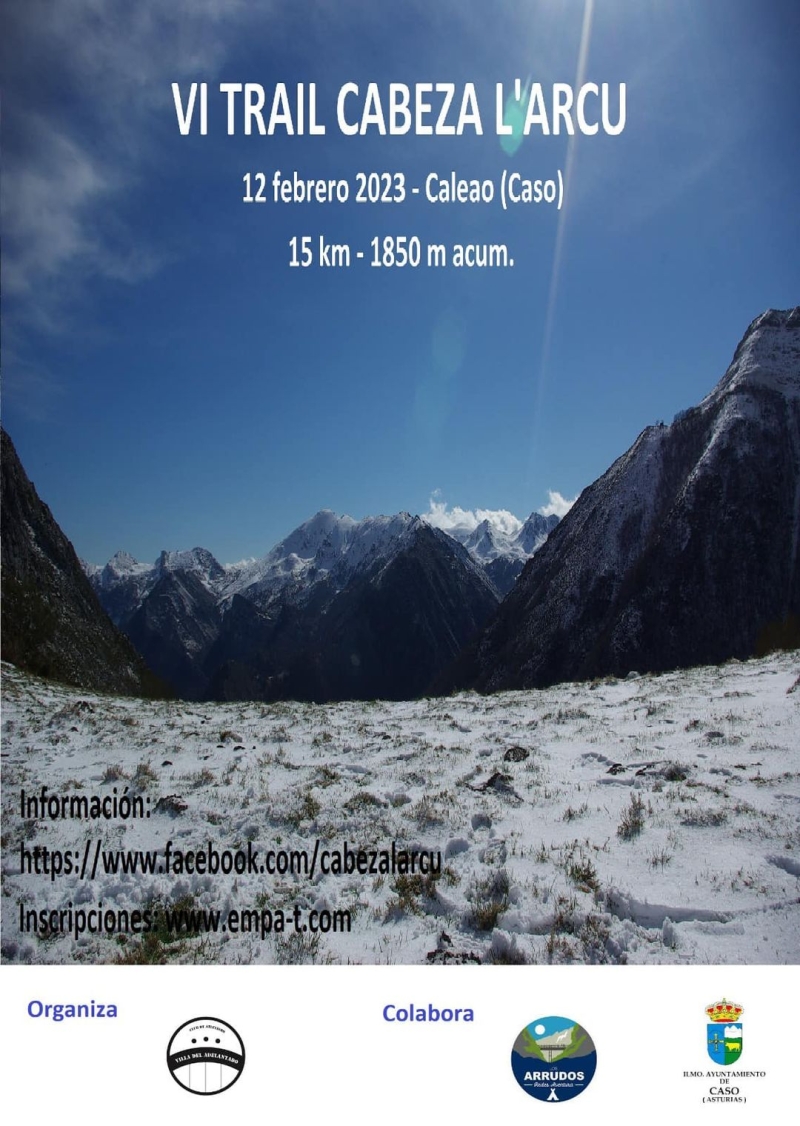 VI TRAIL CABEZA L´ ARCU - Inskriba zaitez