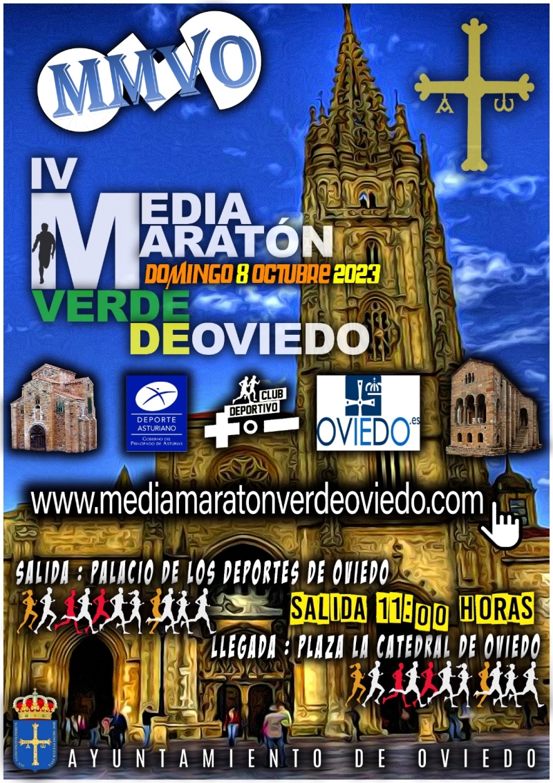 IV MEDIA MARATON VERDE DE OVIEDO  2023 - Inscrivez-vous