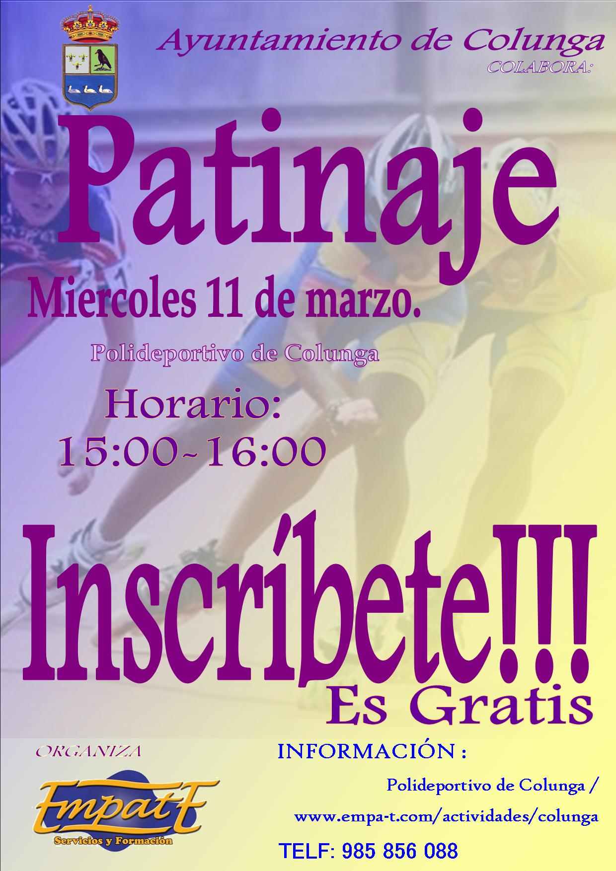 PATINAJE COLUNGA - Inscríbete