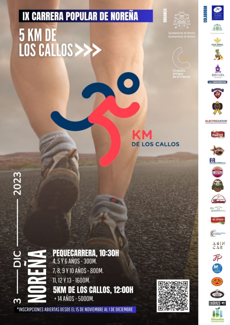 CARRERA POPULAR 5KM DE LOS CALLOS 2023 - Iscriviti