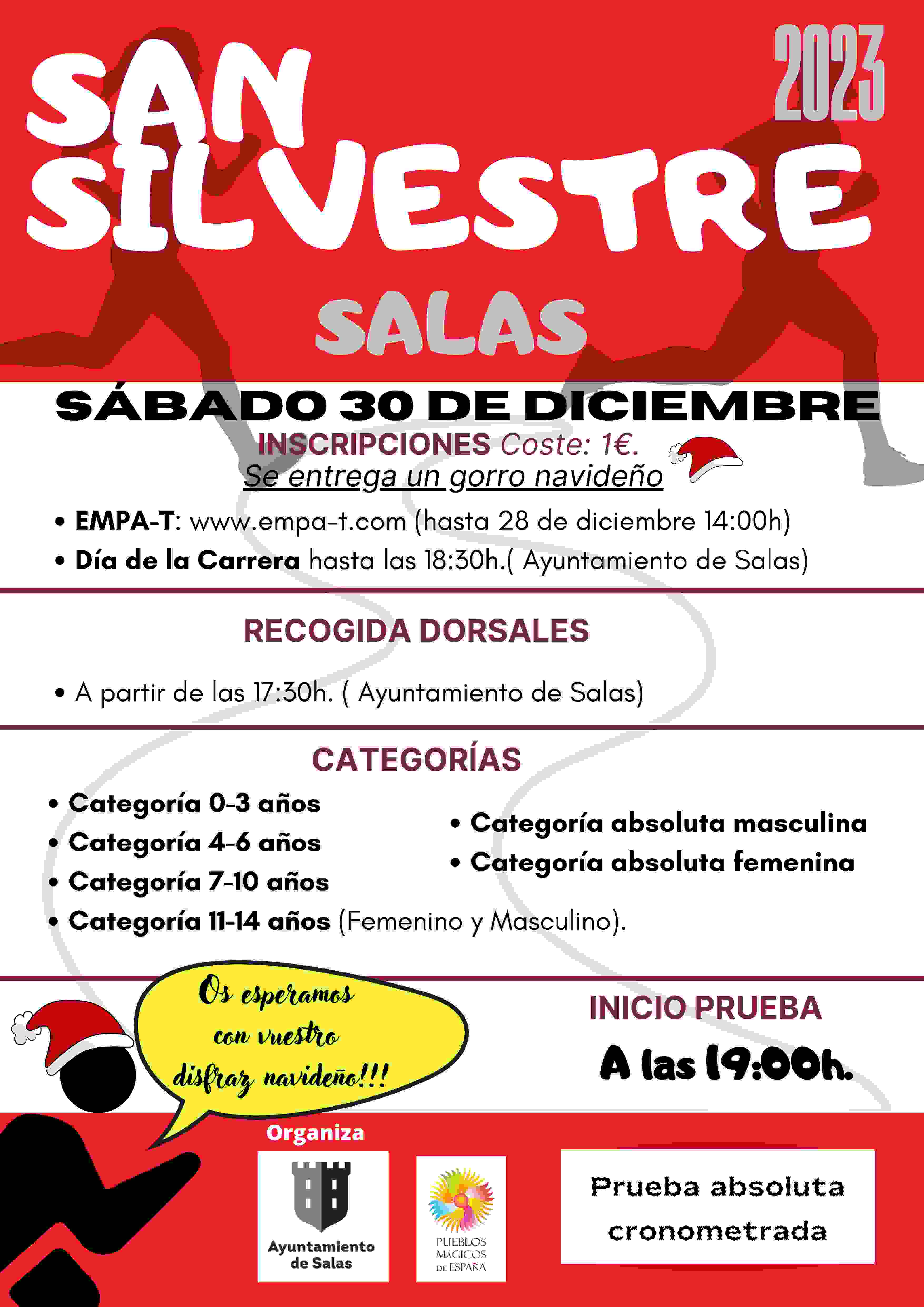 SAN SILVESTRE DE SALAS 2023 - Inscriu-te