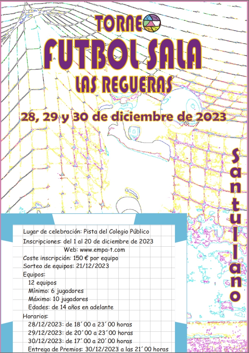 TORNEO DE FUTBOL SALA LAS REGUERAS - Register