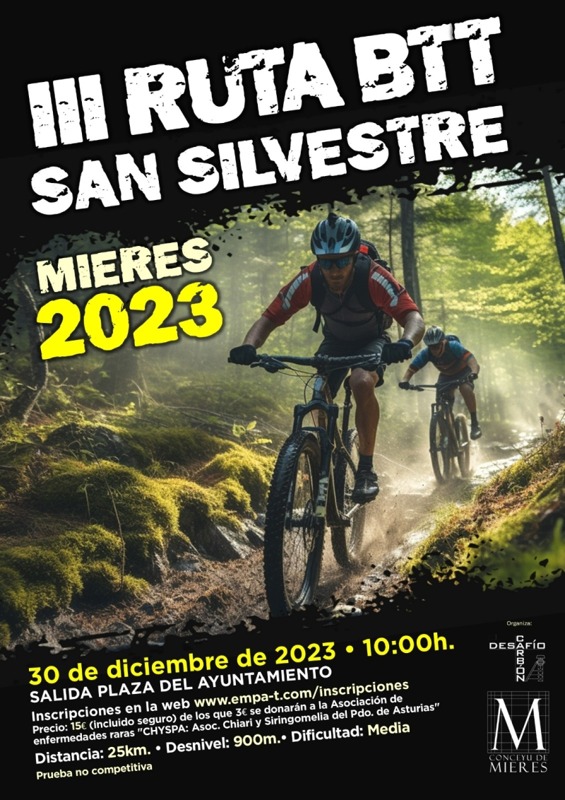 RUTA BTT SAN SILVESTRE MIERES - Inskriba zaitez