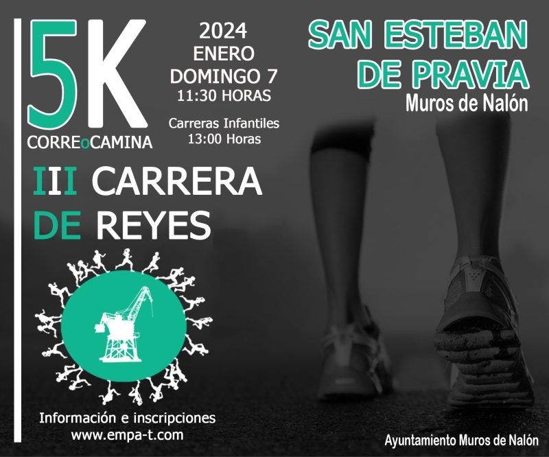 CARRERA DE REYES 5K SAN ESTEBAN 2024 - Inscrivez-vous