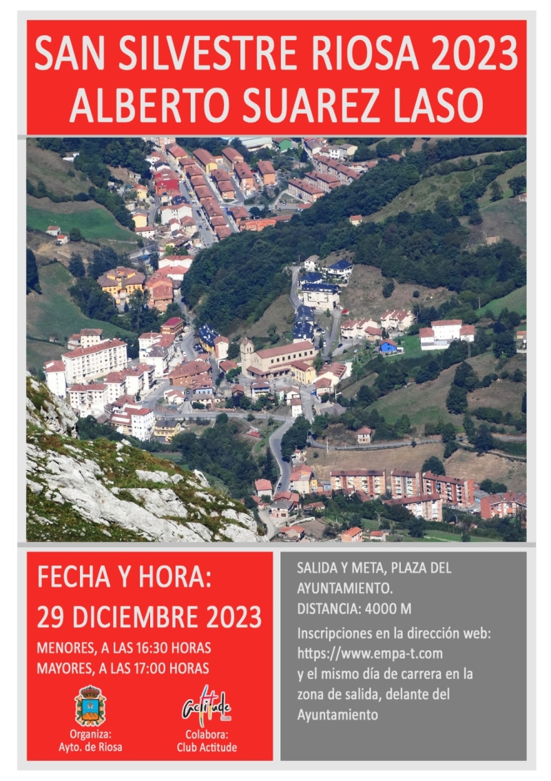 SAN SILVESTRE DE RIOSA 2023  - Inscriu-te