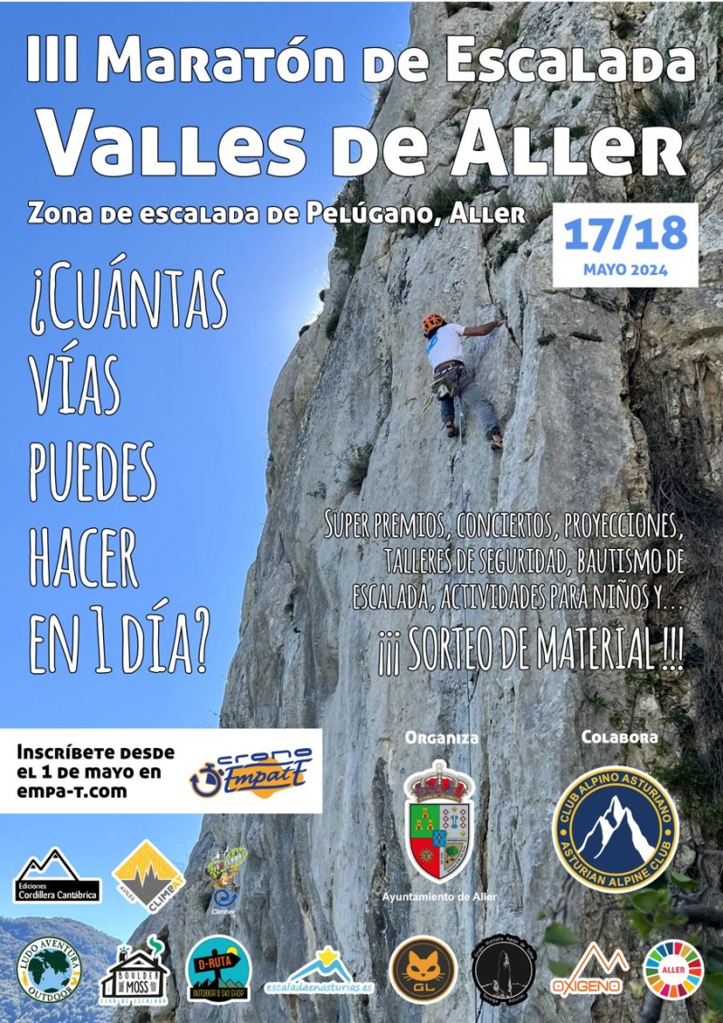 III MARATON ESCALADA VALLES DE ALLER- PELÚGANO 2024 - Inscríbete