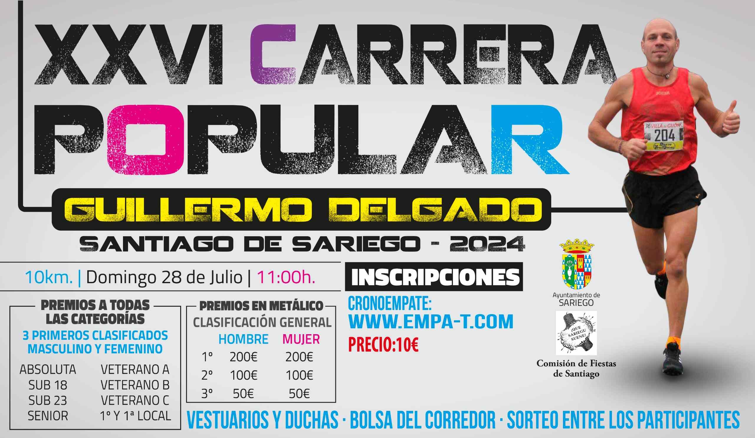 XXVI CARRERA POPULAR GUILLERMO DELGADO - Register