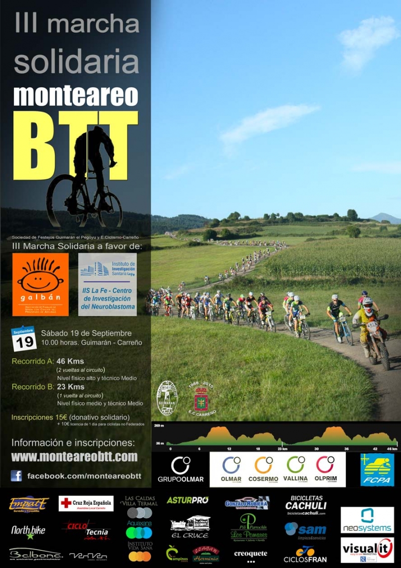III MARCHA SOLIDARIA MONTEAREO BTT - Inscríbete
