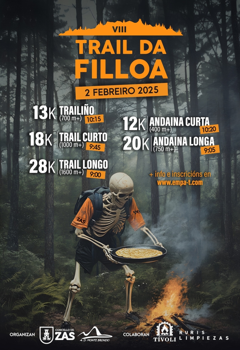 VIII TRAIL DA FILLOA DE ZAS - Inscríbete