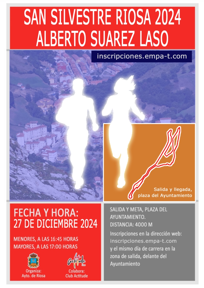 SAN SILVESTRE DE RIOSA 2024 - Inscríbete