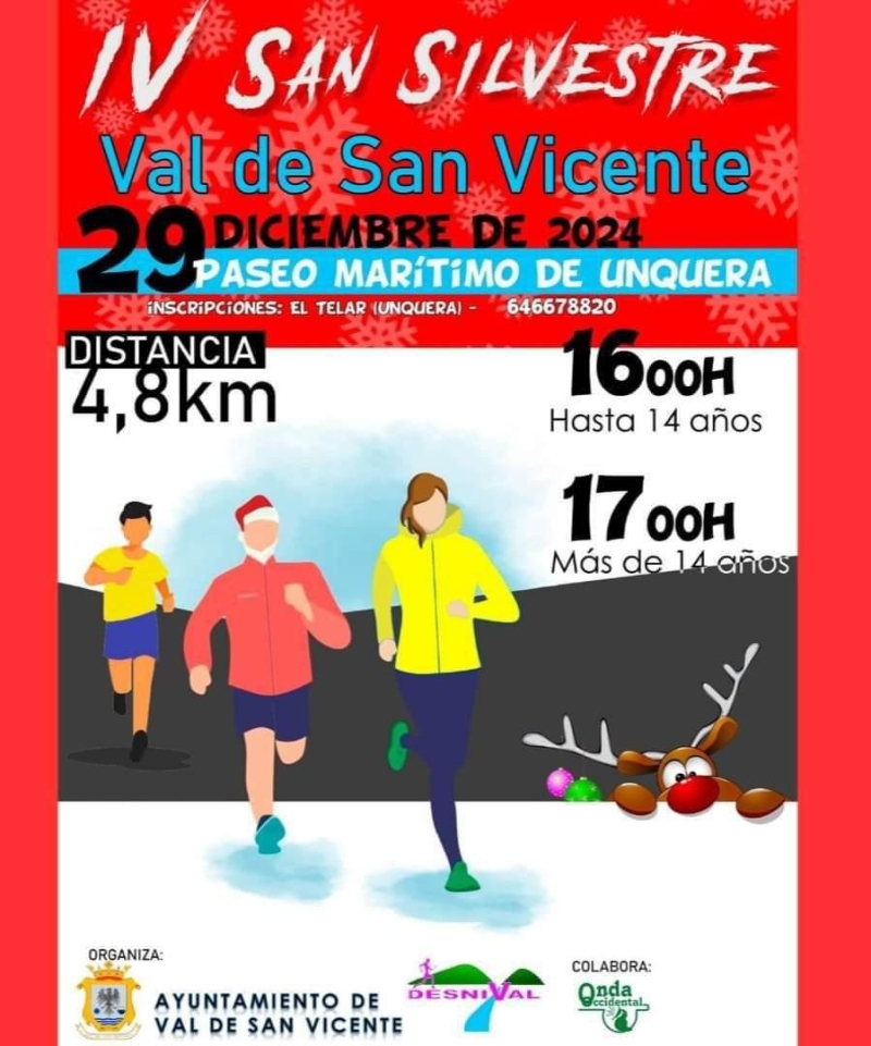 SAN SILVESTRE VAL DE SAN VICENTE 2024 - Inscríbete