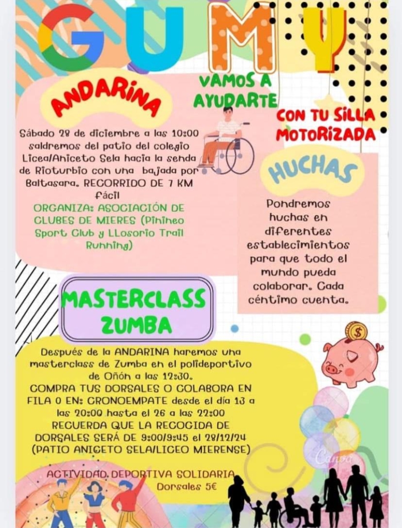 GUMY - VAMOS A AYUDARTE - Inscríbete