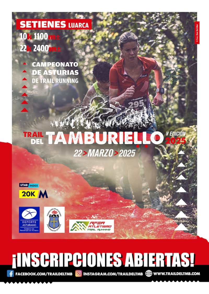 TRAIL DEL TAMBURIEḶḶO 2025 - Inscríbete