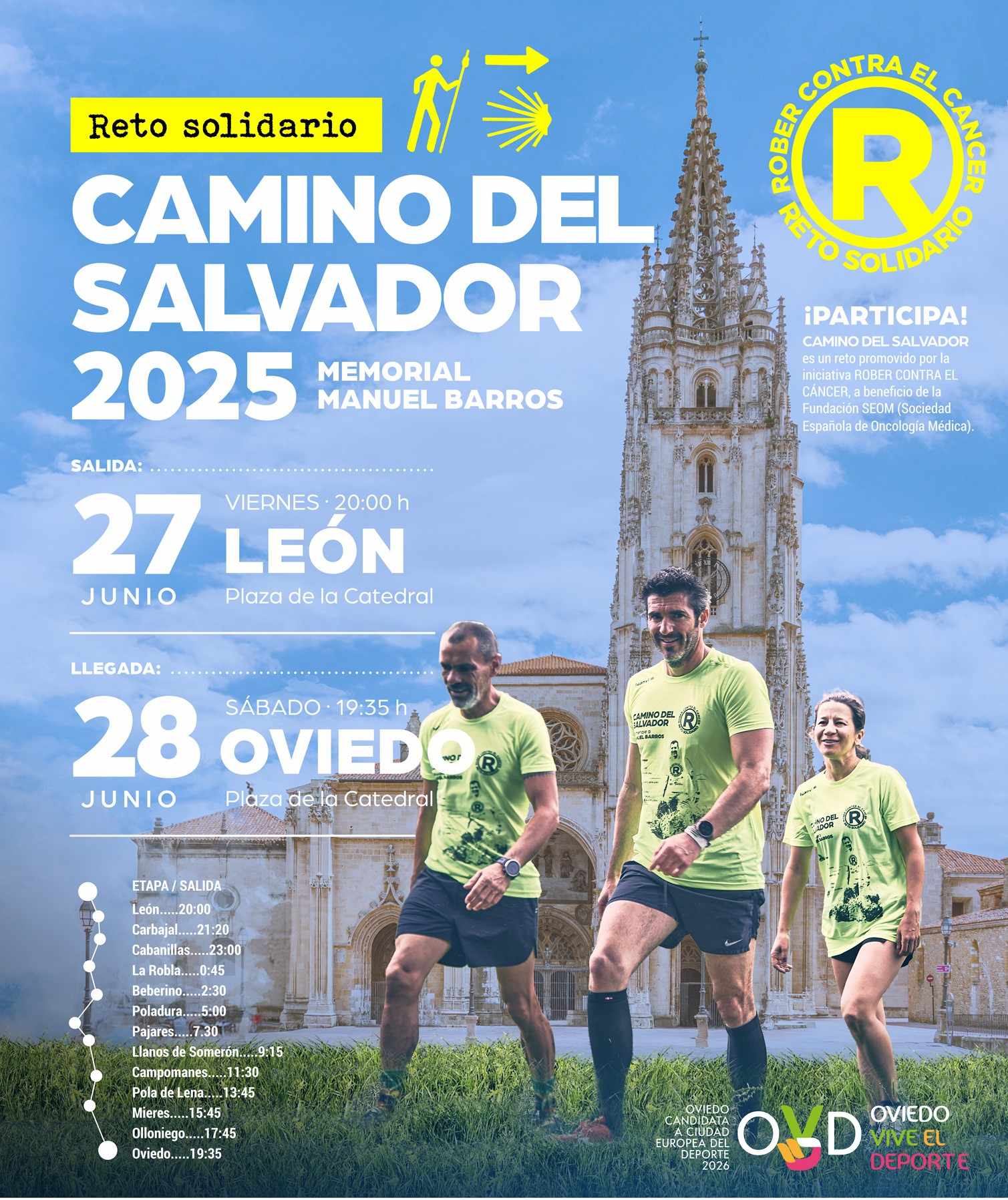 CAMINO DEL SALVADOR - MEMORIAL MANUEL BARROS - 2025 - Inscríbete