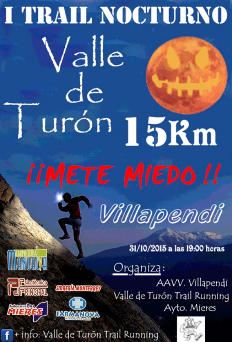 I TRAIL NOCTURNO VALLE DE TURON - Inscríbete