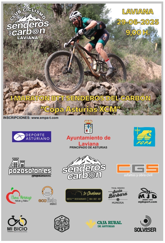 I MARATON BTT SENDEROS DEL CARBÓN - Inscríbete