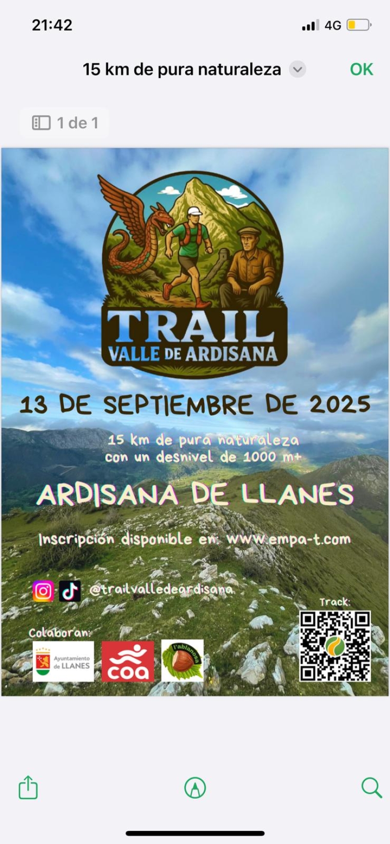 TRAIL VALLE DE ARDISANA - Inscríbete