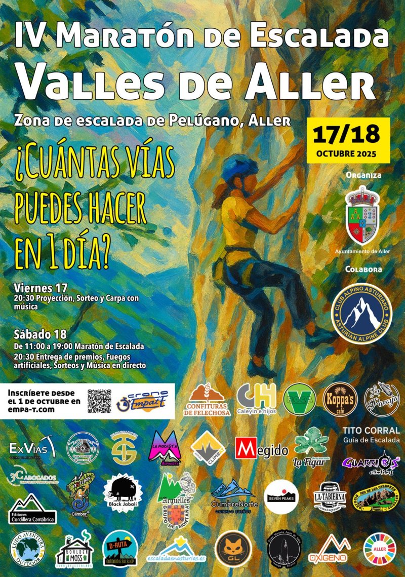 IV MARATON ESCALADA VALLES DE ALLER- PELÚGANO 2025 - Inscríbete