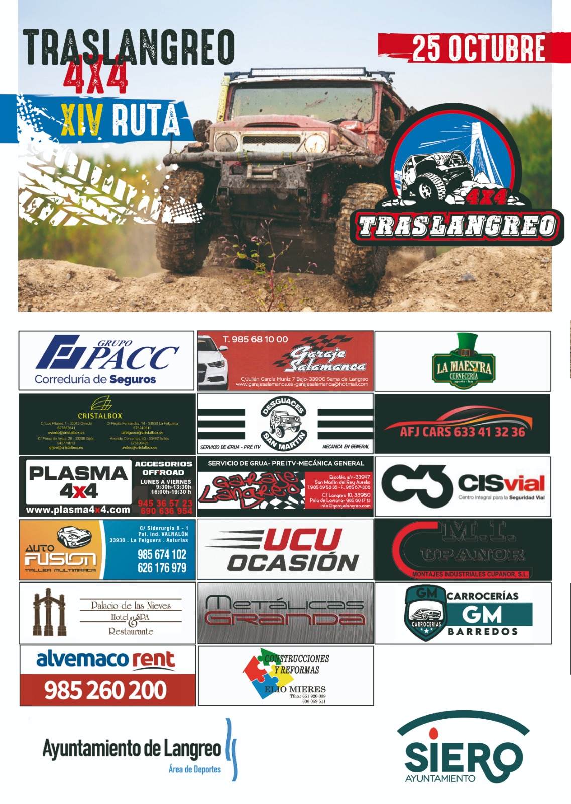 XIV RUTA TRANSLANGREO  4X4 - Inscríbete