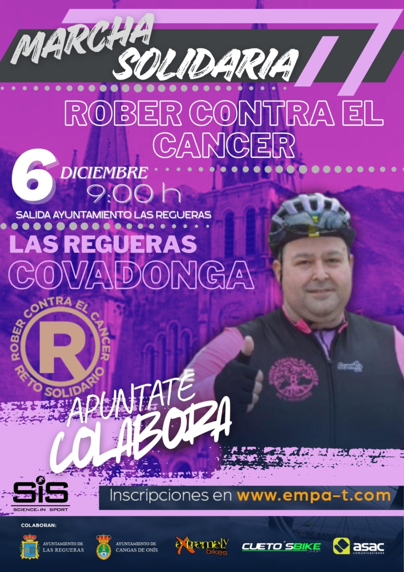 MARCHA SOLIDARIA ROBER CONTRA EL CÁNCER 2025 - Inscríbete