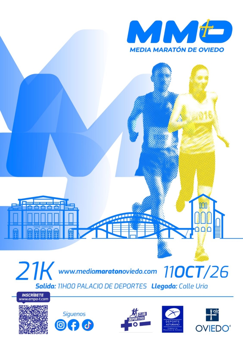 VII MEDIA MARATON DE OVIEDO  2026 - Inscríbete