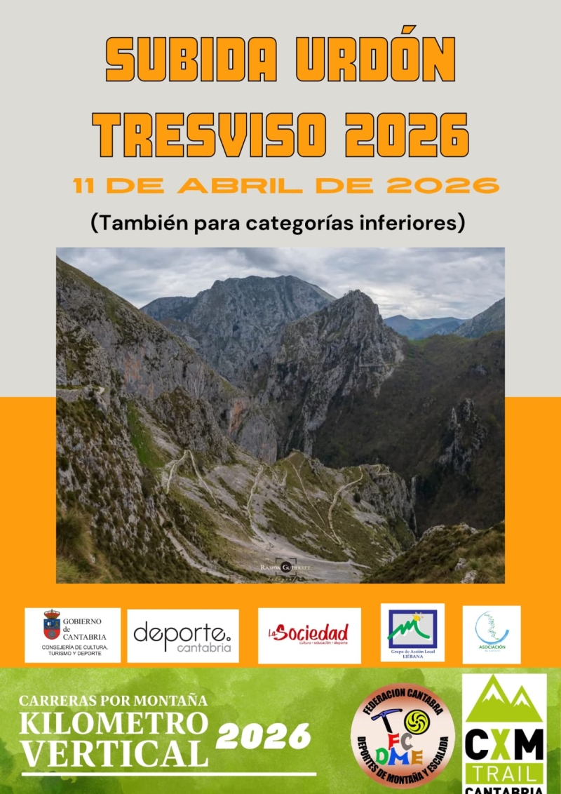 SUBIDA URDÓN - TRESVISO 2026 - Inscríbete