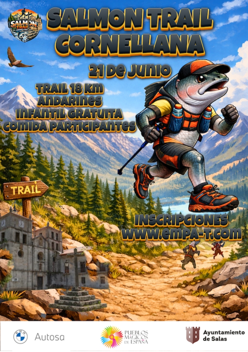 SALMÓN TRAIL CORNELLANA 2026 - Inscríbete