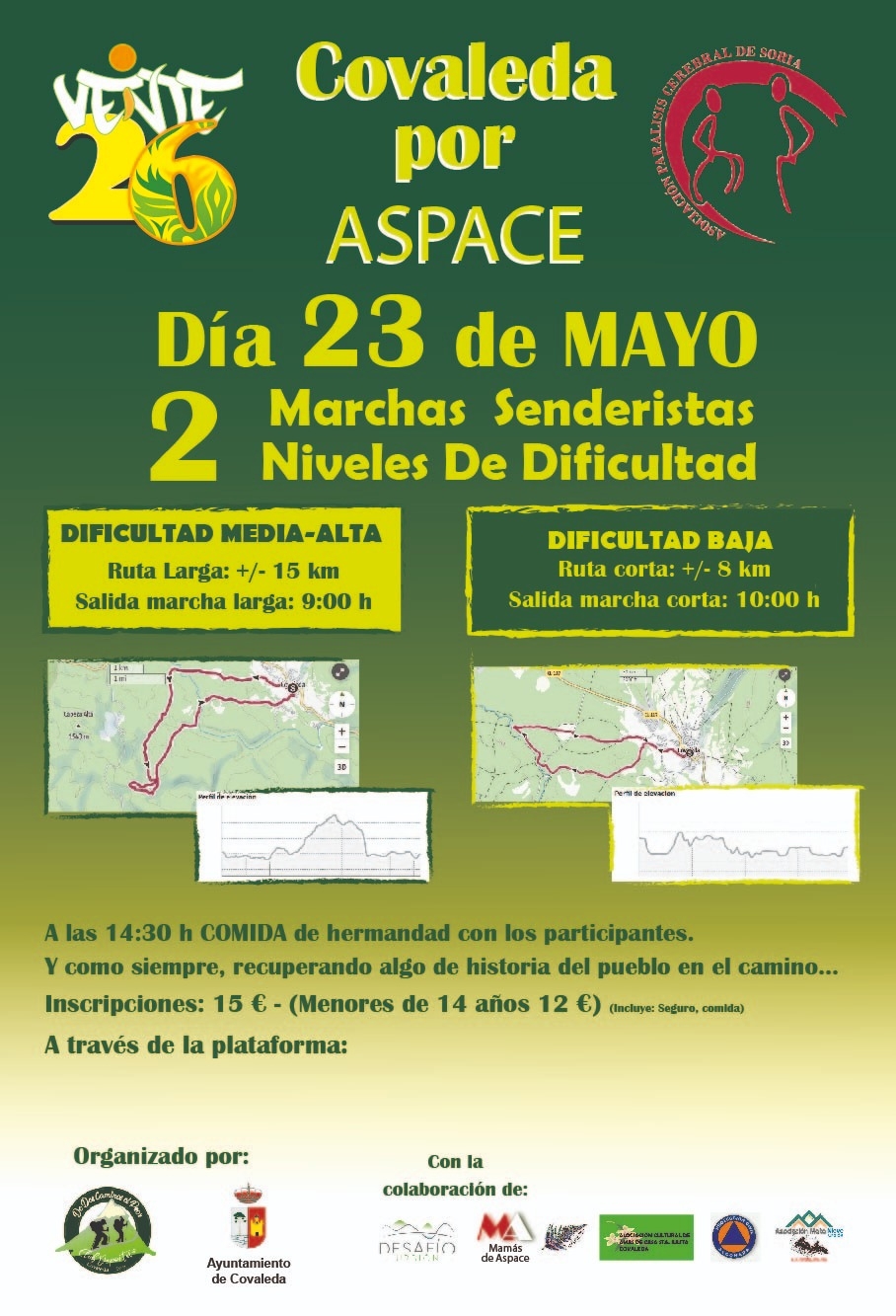 COVALEDA POR ASPACE - Inscríbete