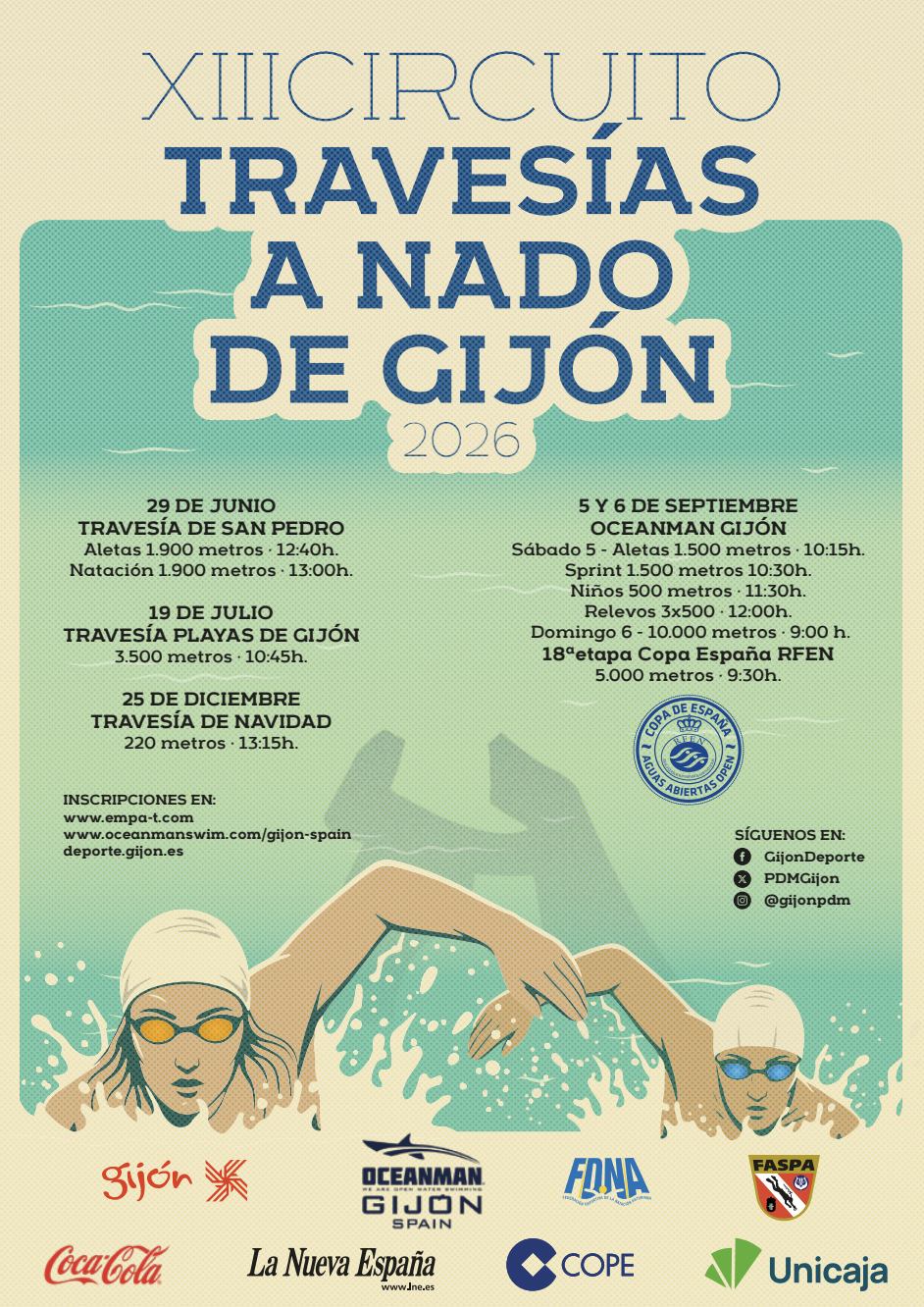 X TRAVESÍA PLAYAS DE GIJÓN 2026 - Inscríbete