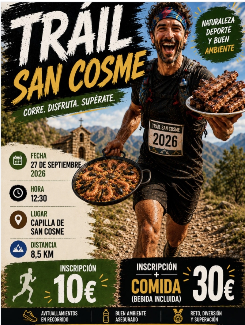 TRAIL SAN COSME 2026 - Inscríbete