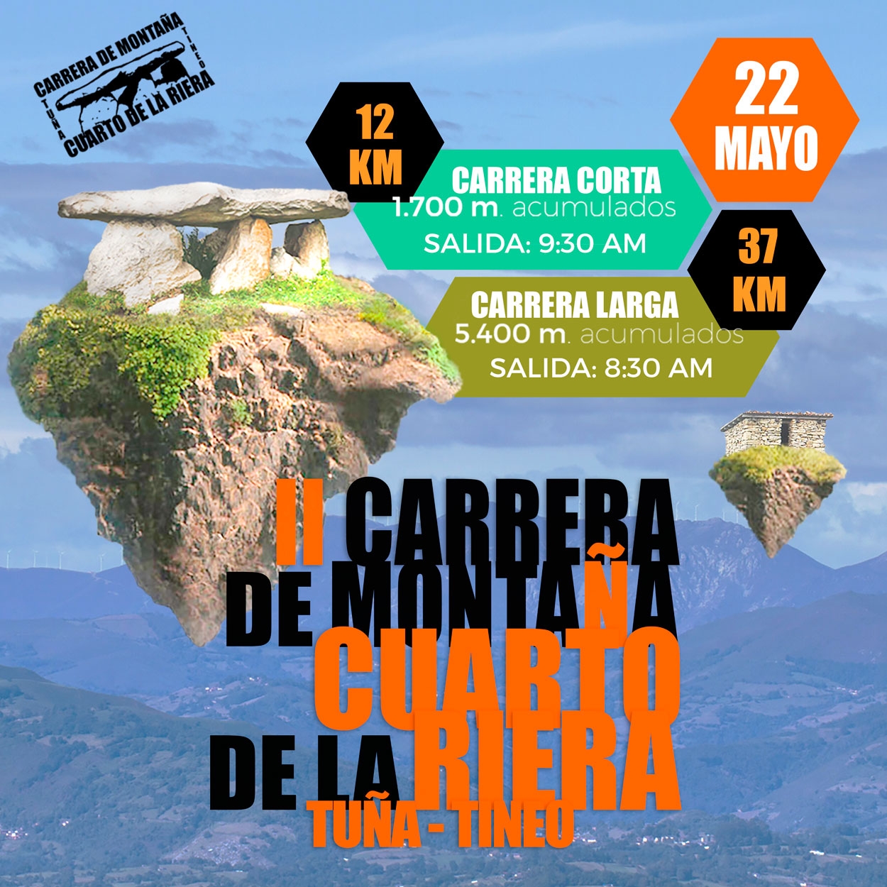 II CARRERA DE MONTAÑA CUARTO DE LA RIERA - Inscríbete