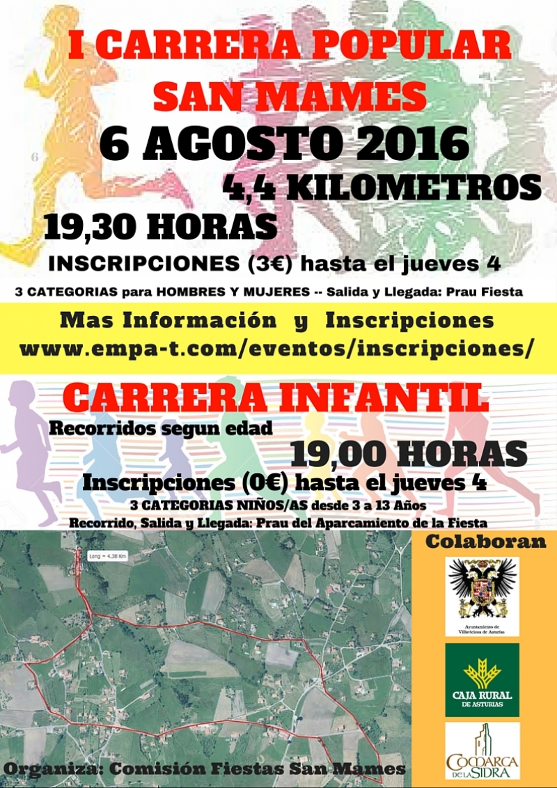 I CARRERA POPULAR ARGÜERU  - Inscríbete