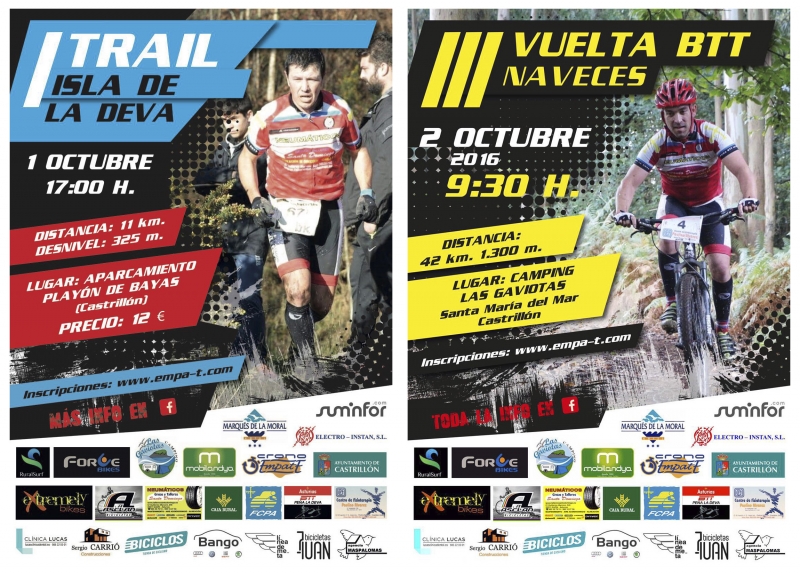I TRAIL ISLA DE LA DEVA / III VUELTA BTT NAVECES - Inscríbete