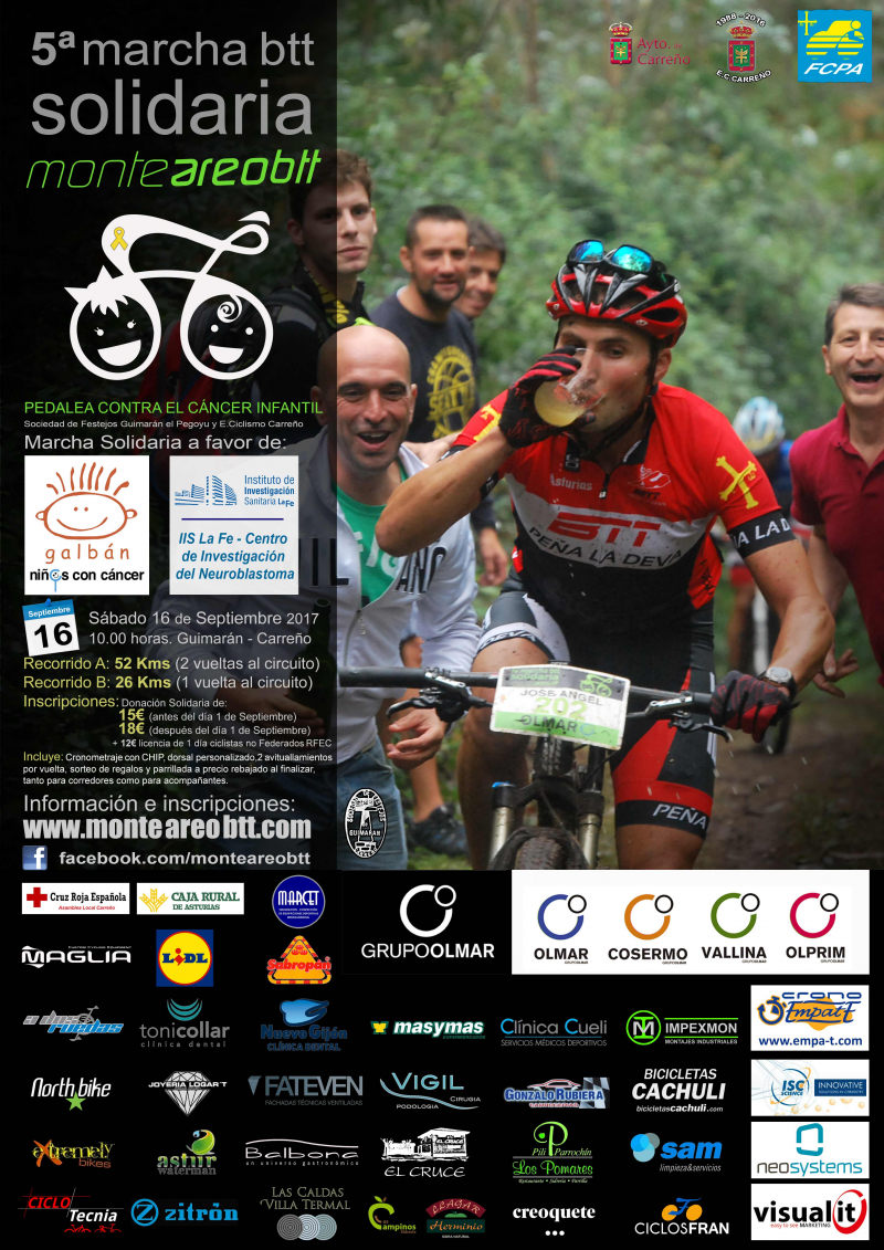 V MARCHA SOLIDARIA MONTEAREO BTT - Inscríbete