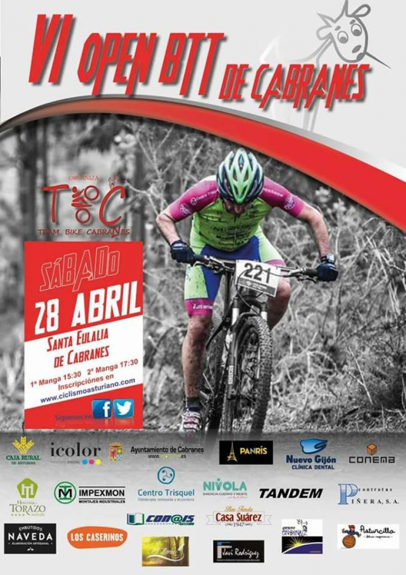 VI OPEN BTT CABRANES  - Inscríbete