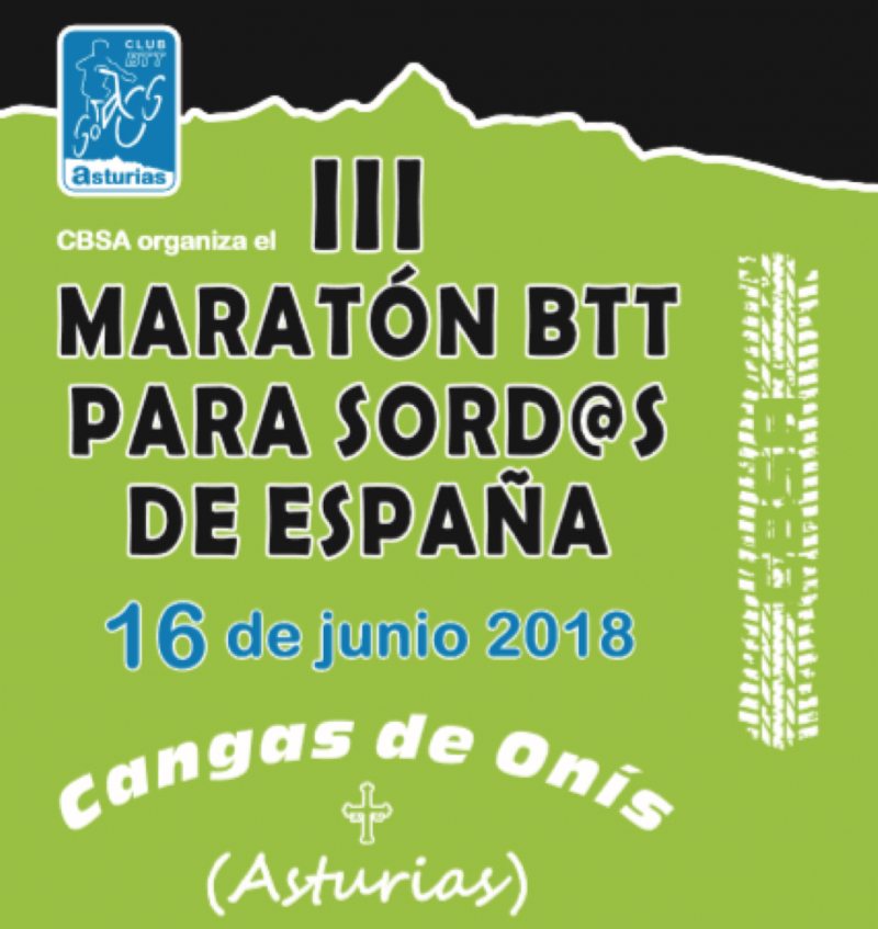 III MARATON BTT PARA SORD@S DE ESPAÑA - Inscríbete