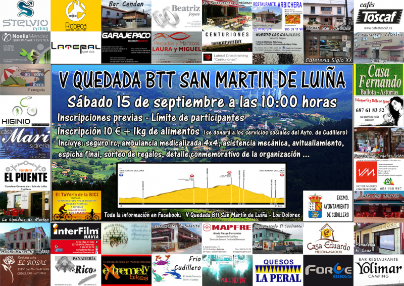 V MARCHA BTT SAN MARTIN DE LUIÑA - Inscríbete