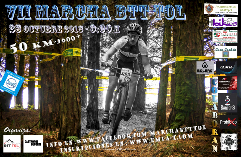 VII MARCHA BTT TOL 2018 - Inscríbete