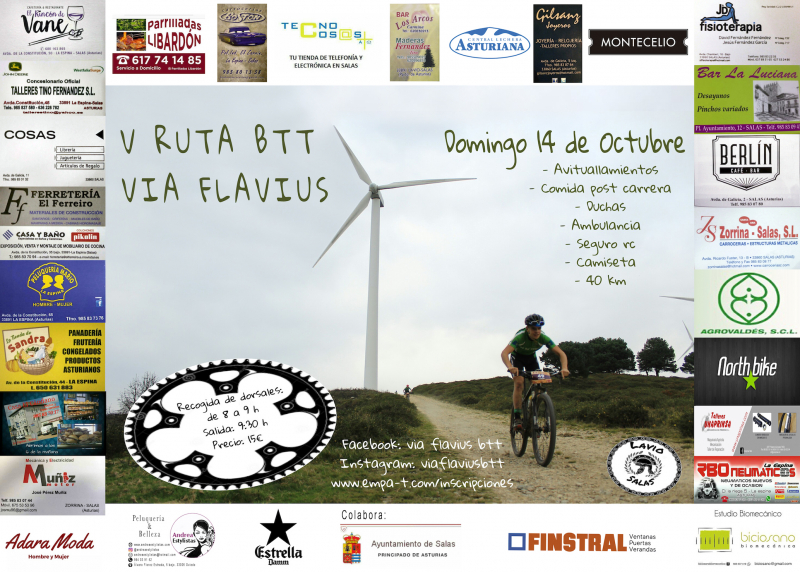 V RUTA BTT VIA FLAVIUS - Prijava