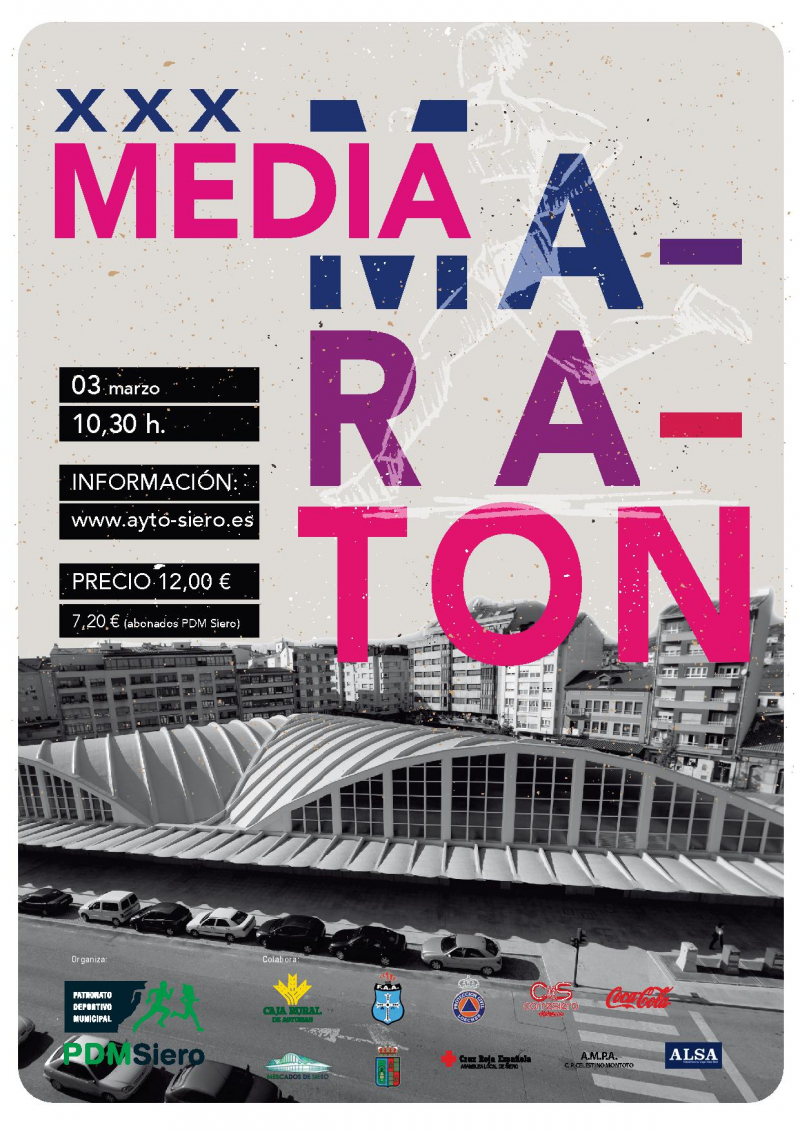 XXX MEDIA MARATÓN DE SIERO - Inscríbete