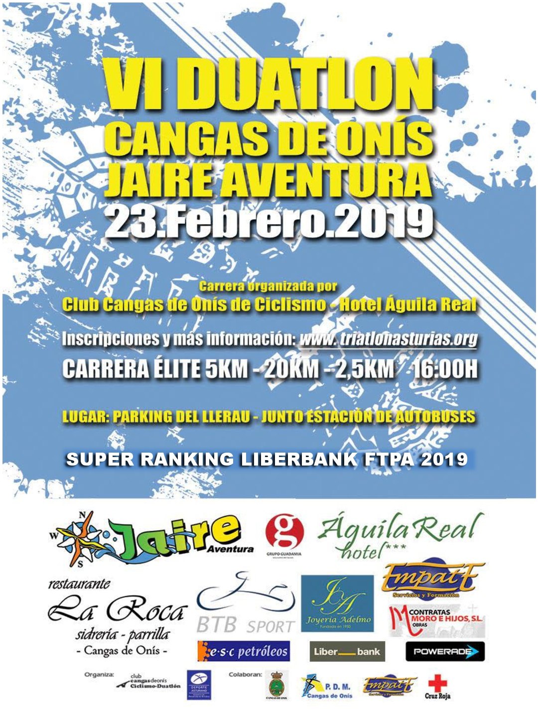 VI DUATLON CANGAS DE ONÍS - Inscríbete