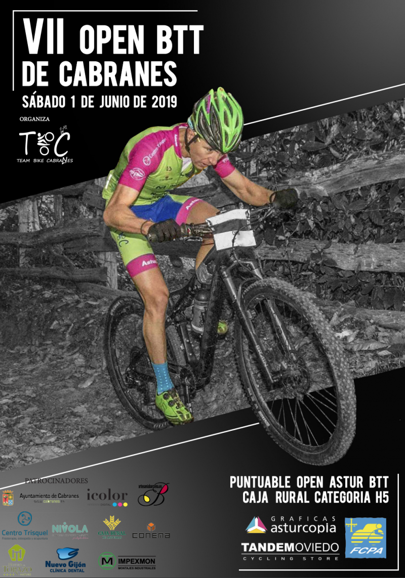 VII OPEN BTT CABRANES  - Inskriba zaitez