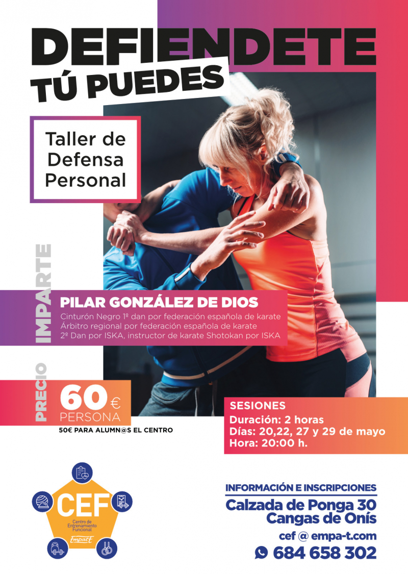 TALLER DE DEFENSA PERSONAL - Iscriviti