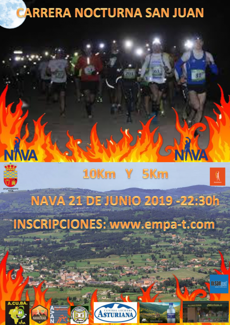 CARRERA NOCTURNA SAN JUAN 2019- NAVA - Inscríbete