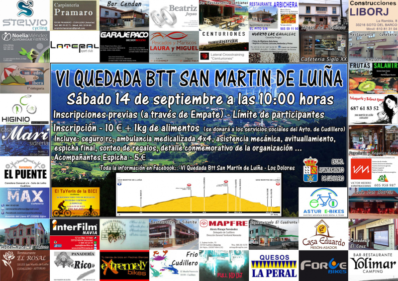VI QUEDADA BTT SAN MARTIN DE LUIÑA - Inscríbete