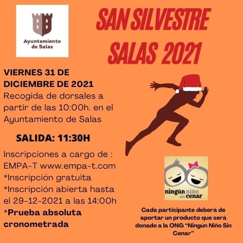 SAN SILVESTRE DE SALAS 2021 - Inscríbete